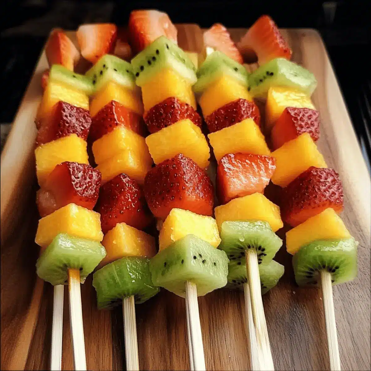 Vibrant Fruit Kabobs: Perfect for Parties, Picnics, & Everyday Snacks